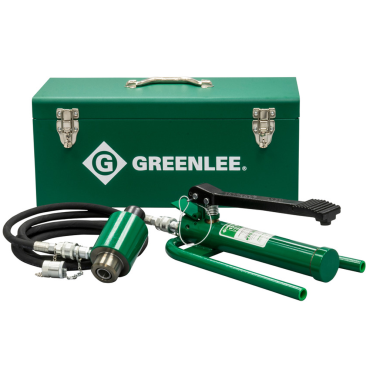 Greenlee 7625 11-Ton Hydraulic Knockout Driver with Foot Pump