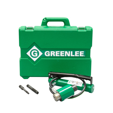 Greenlee 7646 11-Ton Hydraulic Knockout Driver with Hand Pump