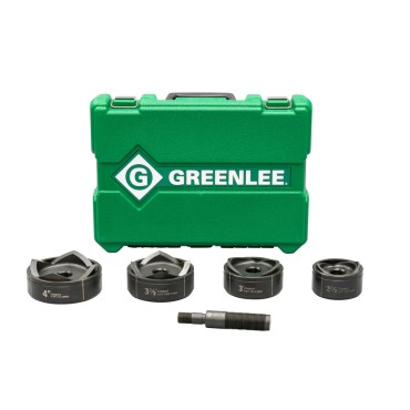 Greenlee 7304 Knockout Set for Hydraulic Drivers with Standard Round 2-1/2" to 4"