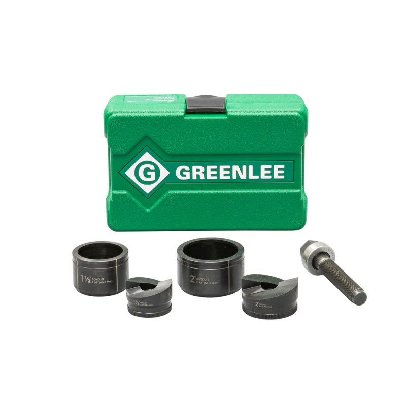 Greenlee 7237BB Slug-Buster 1-1/2" - 2" Manual Knockout Set