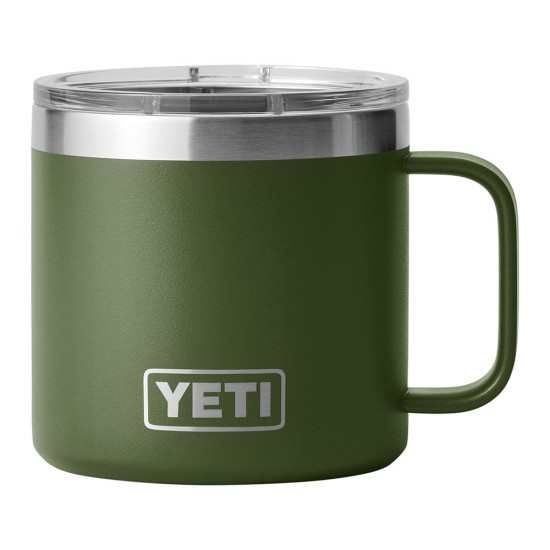 YETI Rambler 14 oz Stackable Mug, Vacuum Insulated, Stainless Steel with  MagSlider Lid, Charcoal
