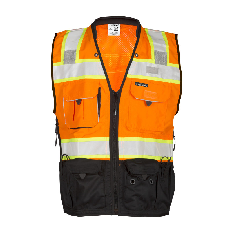 Kishigo S5003 Surveyors Vest Orange
