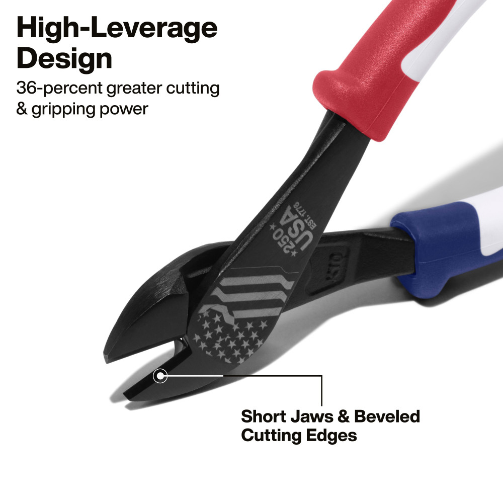 Klein 250th Edition 8" Diagonal Cutting Pliers J200028250