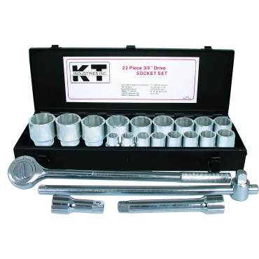 K-T Industries 1-5624 3/4 21PC MM SOCKET SET