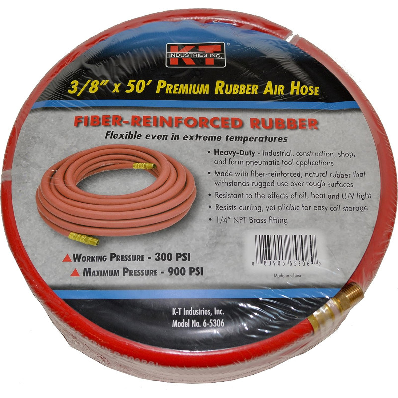 K-T Industries 6-5306 50 3/8 RUBBER AIR HOSE 