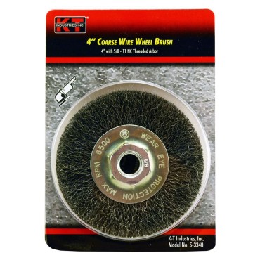 K-T Industries 5-3340 4 COARSE WHEEL BRUSH  