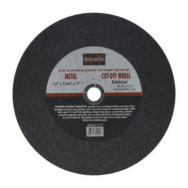 K-T Industries 5-5512 12 METAL CUT OFF WHEEL