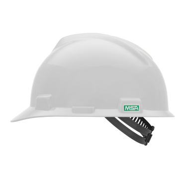 MSA 463942 White V-Gard Non-Vented with Slots Hard Hat