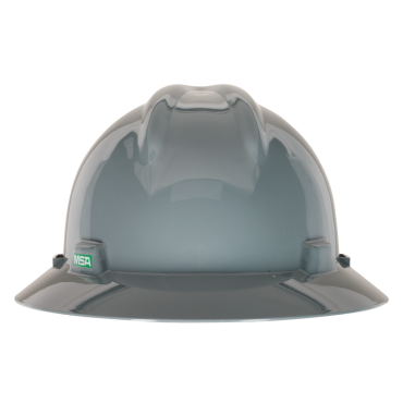 MSA 475367 V-Gard Hard Hat, w/Fas-Trac Gray