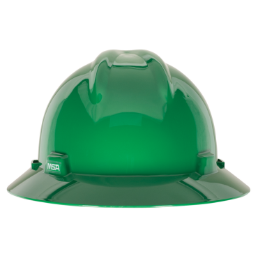 MSA 475370 V-Gard Full-Brim Hat Green