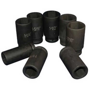 ATD 8Pc Deep Impact Socket Set 3/4in 6Pt SAE