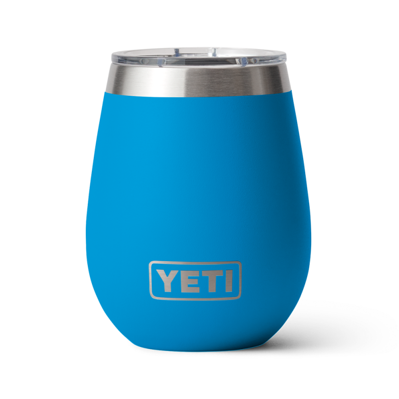 YETI Rambler 10 oz Wine Tumbler Big Wave Blue