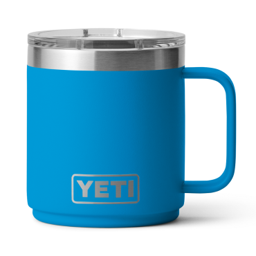 YETI Rambler 10 oz Stackable Mug Big Wave Blue