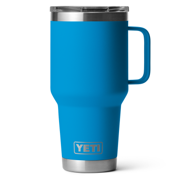 YETI Rambler 30 oz Travel Mug with Stronghold Lid Big Wave Blue