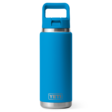 YETI Rambler 26 Oz Straw Bottle Big Wave Blue