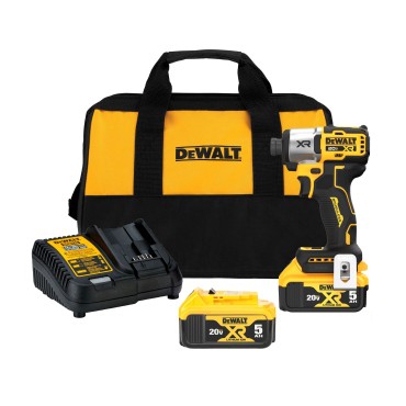 DEWALT 20V MAX* XR 3-Speed 1/4" Impact Driver Kit DCF845P2