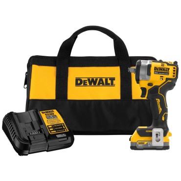 DEWALT 20V MAX* 1/2" Impact Wrench With Hog Ring Anvil Kit DCF911E1