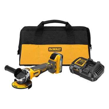 DEWALT 20V MAX* XR 4-1/2" Paddle Switch Angle Grinder Kit