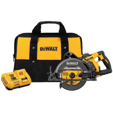 DEWALT 60V MAX* 7-1/4" Cordless Worm Drive Saw Kit DCS577X1