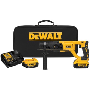 DEWALT 20V MAX* 1" SDS PLUS D-Handle Rotary Hammer Kit DCH133M2