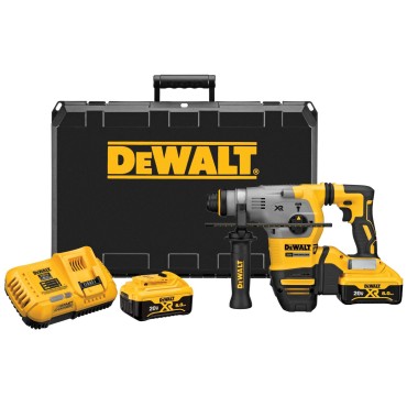 DEWALT 20V MAX* XR Cordless 1-1/8" SDS PLUS L-Shape Rotary Hammer Kit