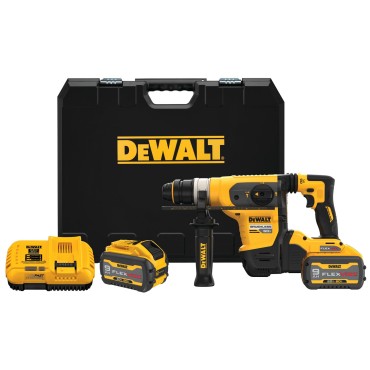 DEWALT 60V MAX* 1-1/4" SDS PLUS Rotary Hammer Kit DCH416X2