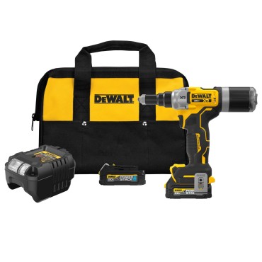 DEWALT 20V MAX* XR® 1/4" Rivet Tool Kit with POWERSTACK™