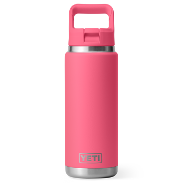 YETI Rambler 26 Oz Bottle with Straw Cap Tropical Pink