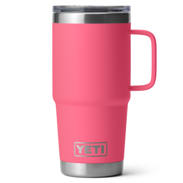YETI Rambler 20 oz Travel Mug with Stronghold Lid Tropical Pink