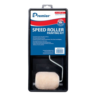 Premier Paint Roller 3-EK 3 TRAY & MINI ROLLER SET