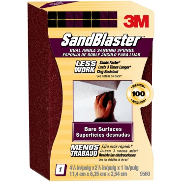 3 M 9560 100G Dual Angle Sanding Sponge