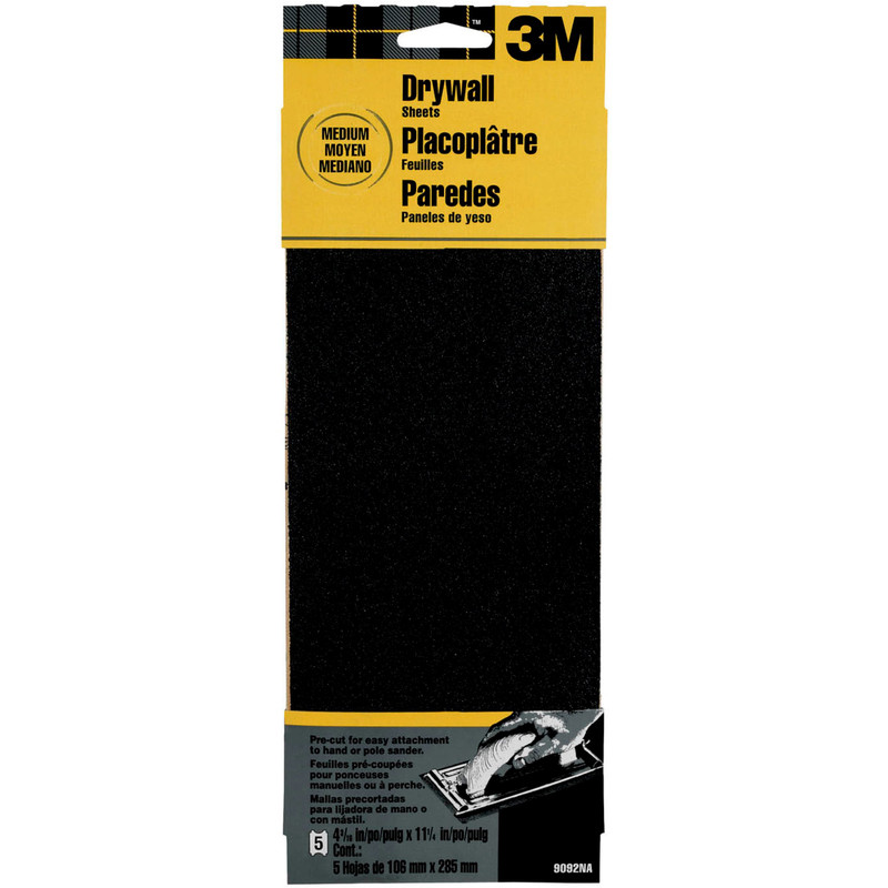 3 M 9092 4-3/16X11 MED SANDING SHT