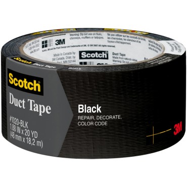 3 M 1020-BLK-A 2x20YD BL DUCT TAPE