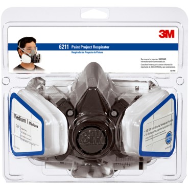 3 M 6211P1-DC DUAL CART RESPIRATOR