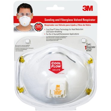 3 M 8511HA1-C VLVE SAND RESPIRATOR