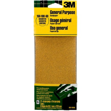 3 M 9019 PROD SAND-PAK SHEETS AST