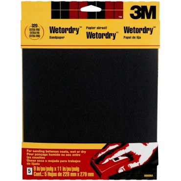 3 M 9086 Waterproof Silicone Carbide Sandpaper