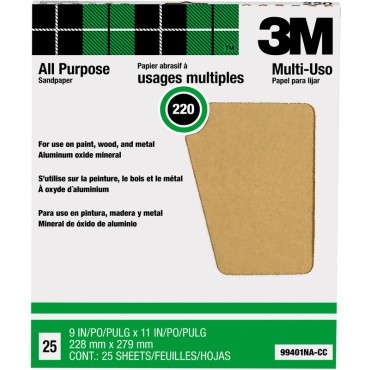 3 M 99401NA 220A ALOX SANDPAPER