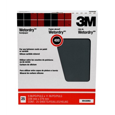 3 M 99420NA 400A Wet Or Dry Sandpaper