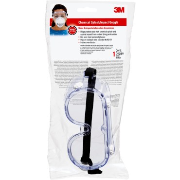 3 M 91252-80025 CHEM/IMP GOGGLE