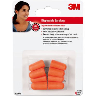 3 M 92050-4-10DC 4PK EAR PLUGS