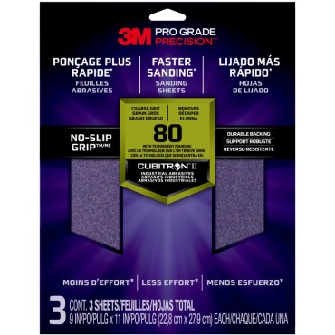 3 M 26080TRI-3 80G SAND PAPER