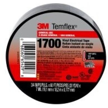 3 M 1700 .75X60 VINYL ELECT TAPE