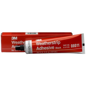 3 M 8011 5OZ BLACK W/S ADHESIVE