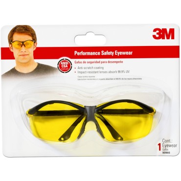 3 M 90966-WV6 XF4 SAFETY GLASSES