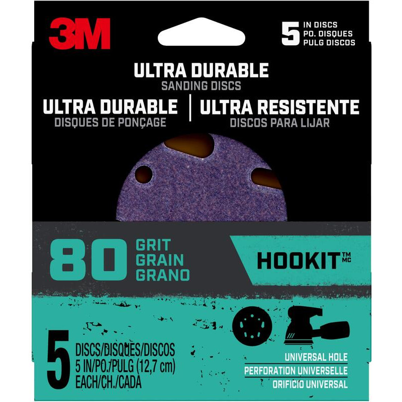 3 M 27253 5PK 80G 5 SAND DISC    