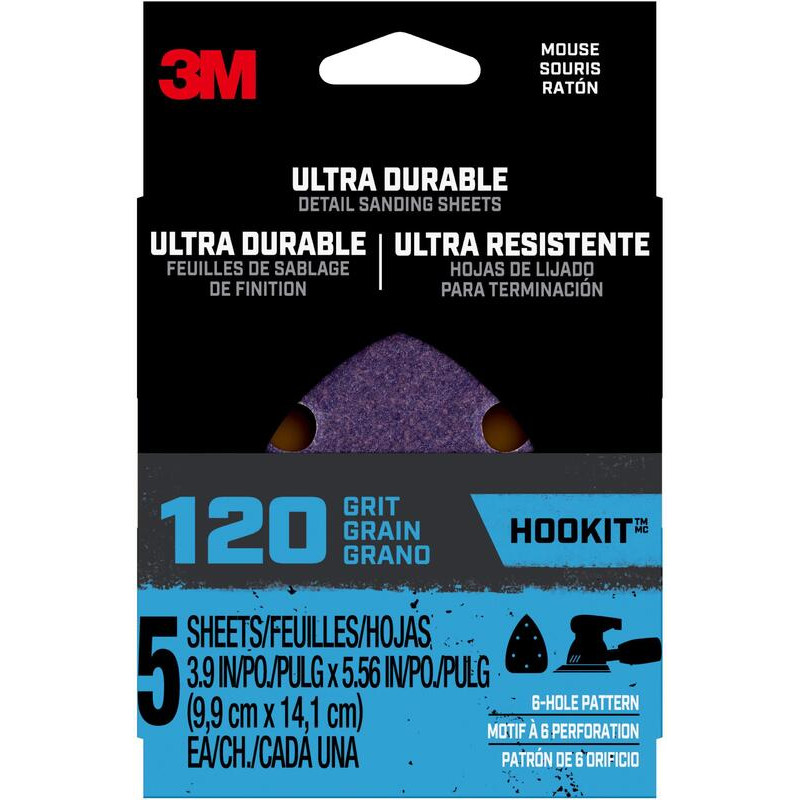 3 M 27379 5PK 120G MOUSE SND SHEET