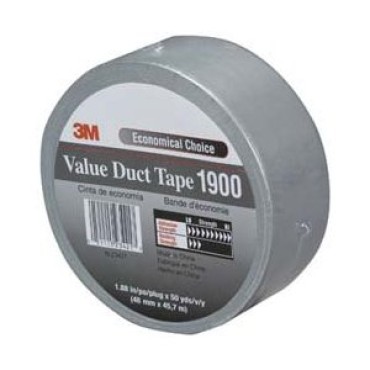 3M 1900 2.83"x50yd Silver 3m Value Duct Tape