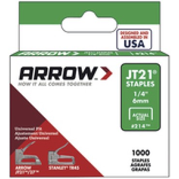 Arrow Fasteners 21424 1/4 JT21 TACKPOINT STPLE