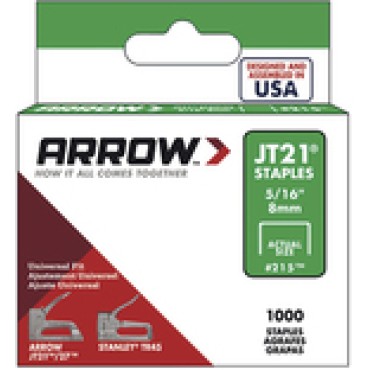 Arrow Fasteners 21524 5/16 JT21 GUN STAPLES